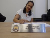 Balanço: Nayara Pereira (PSB) já apresentou 37 proposições no ano